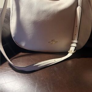 Coach Ivory Leather Shoulder Bag